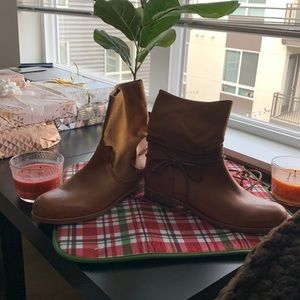 Patricia Nash Brown Leather Boot size 10